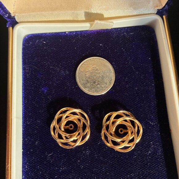 18k Gold Earring Jackets - Picture 4 of 5